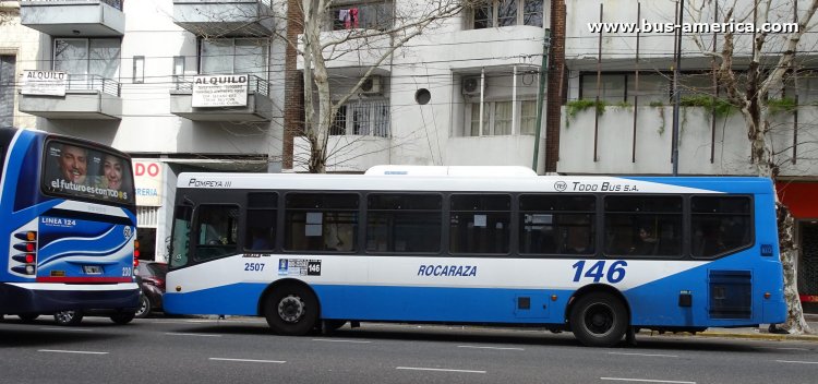 Agrale MT 15.0 LE - Todo Bus Pompeya III TB-37/20 - Rocaraza
Línea 146 (Buenos Aires), interno 2507
