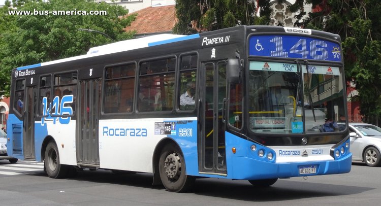 Agrale MT 15.0 LE - Todo Bus Pompeya III TB-37/20 - Rocaraza
AE 801 PT

Línea 146 (Buenos Aires), interno 2501
