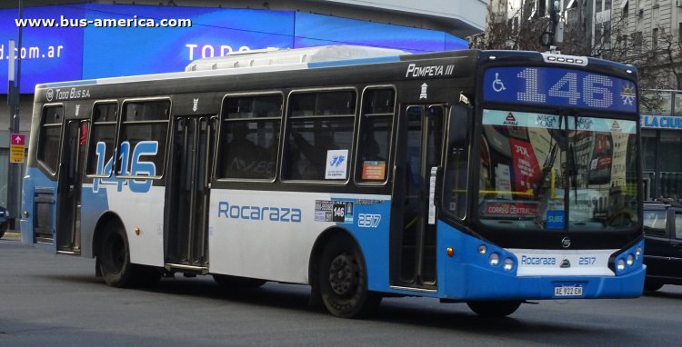 Agrale MT 15.0 LE - Todo Bus Pompeya III TB-37/20 - Rocaraza
AE 922 EH

Línea 146 (Buenos Aires), interno 2517

