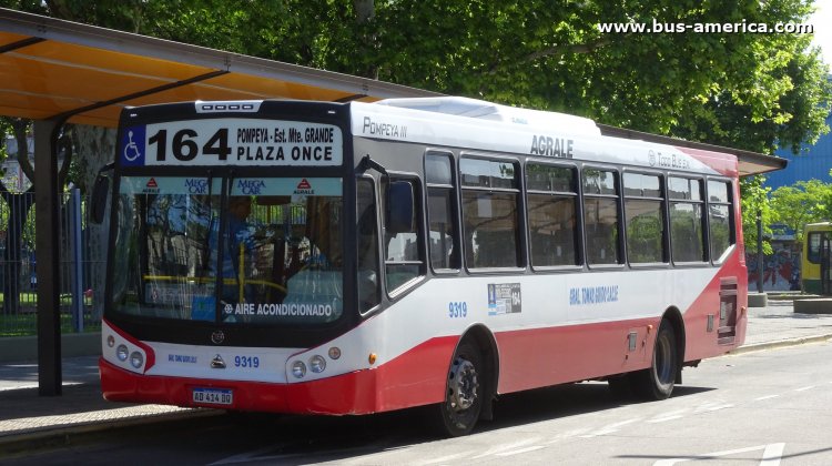 Agrale MT 15.0 LE - Todo Bus Pompeya III - Gral. Tomás Guido
AD 441 DQ

Línea 164 (Buenos Aires), interno 9319
