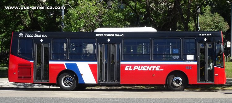Agrale MT 15.0 LE - Todo Bus Retiro TB-38/21 - El Puente
AF 627 NC

Línea 128 (Buenos Aires), interno 122

