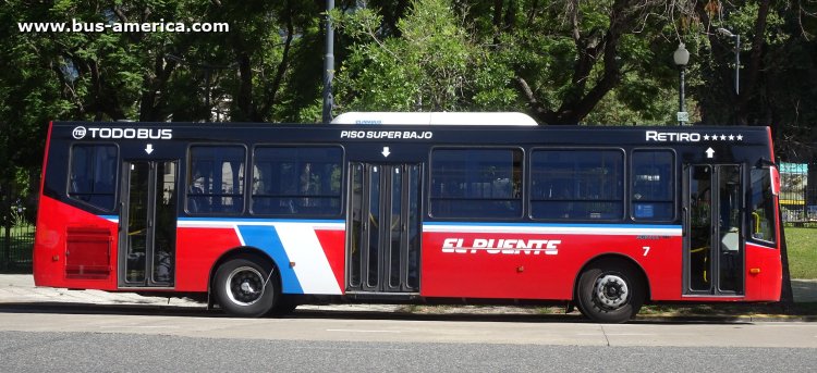 Agrale MT 15.0 LE - Todo Bus Retiro TB-43/22 - El Puente
AG 050 EE

Línea 128 (Buenos Aires), interno 7
