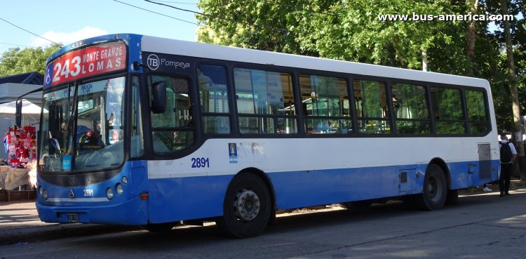 Agrale MT 15.0 LE - Todo Bus Pompeya - Exp. Lomas
JOX 938

Línea 243 (Prov. Buenos Aires), interno 2891
