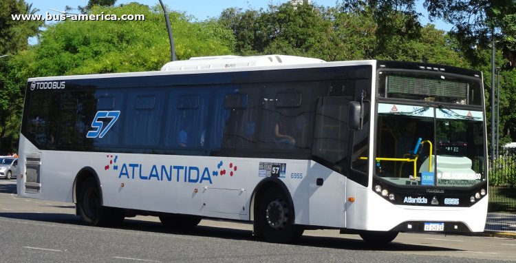 Agrale MT 17.0 LE - Todo Bus Retiro TB-46/23 - Atlántida
AG 145 ZA

Línea 57 (Buenos Aires), interno 6955
