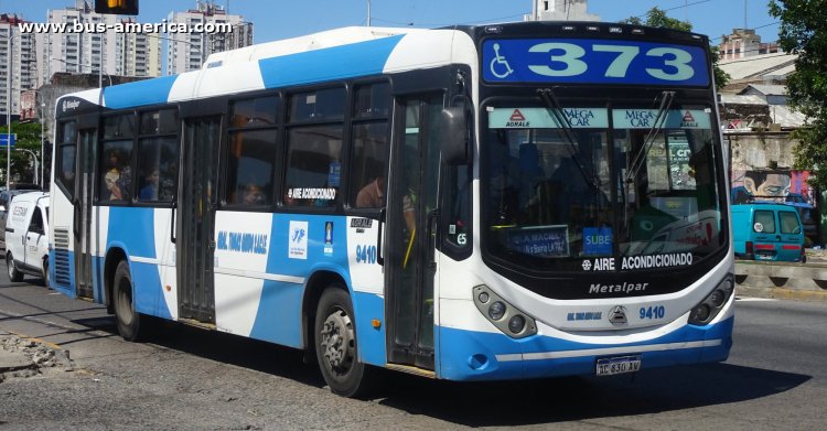 Agrale MT 17.0 LE - Metalpar Iguazú Nueva Generación PH 0114 - Gral.Tomás Guido
AC 830 AV

Línea 373 (Prov. Buenos Aires), interno 9410
