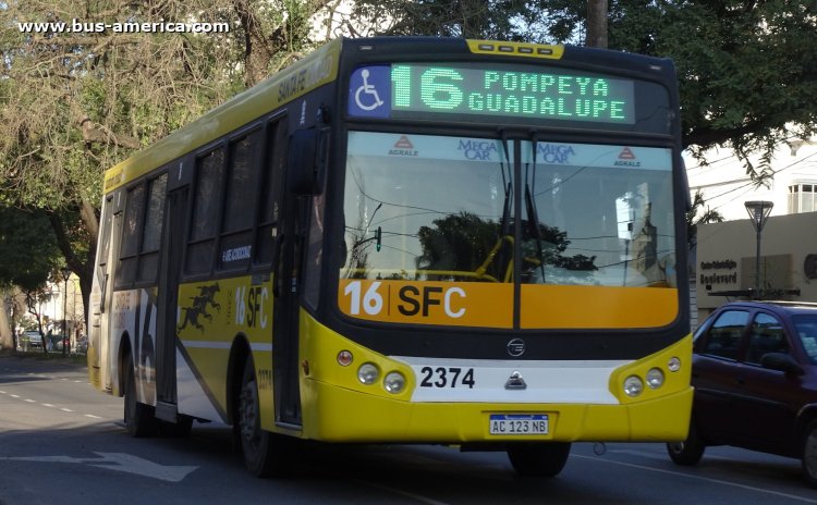 Agrale MT 17.0 - Todo Bus Pompeya III - Recreo , Grupo Autobuses
AC 123 NB

Linea 16 (Santa Fe), interno 2374
