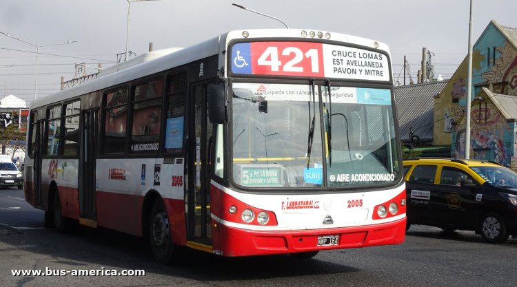 Agrale MT 17.0 LE - Todo Bus Pompeya II TB-12/13 - Larrazabal
NNP 164

Línea 421 (Prov.Buenos Aires), interno 2005
