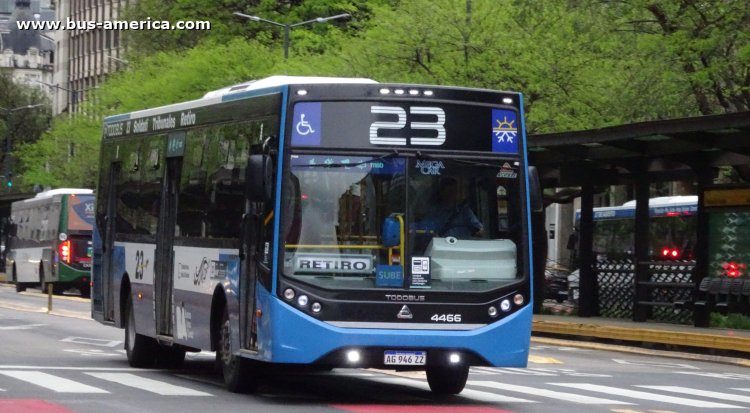 Agrale MT 17.0 LE - Todo Bus Retiro - TARSA
AG 946 ZZ

Línea 23 (Buenos Aires), interno 4466
