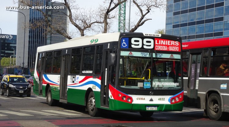 Agrale MT 17.0 LE - Todo Bus Pompeya III - CUSA
AC 316 IG

Línea 99 (Buenos Aires), interno 4632
