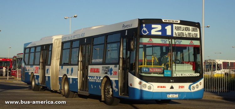 Agrale MT 17.0 LE - Todo Bus Pompeya III - Emp.Tte.Gral. Roca
AC 405 LL

Línea 21 (Buenos Aires), interno 2101
