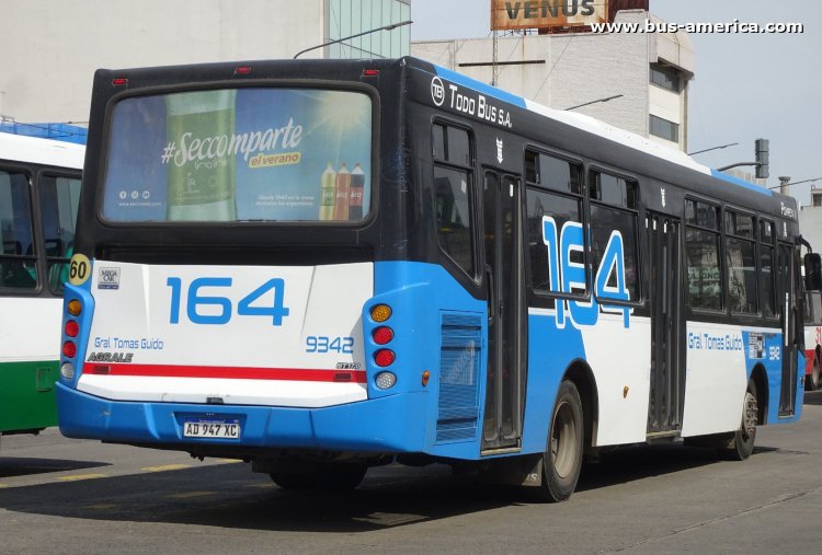 Agrale MT 17.0 LE - Todo Bus Pompeya III - Gral. Tomás Guido
AD 947 XC

Línea 164 (Buenos Aires), interno 9342
