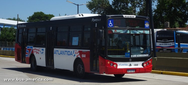 Agrale MT 17.0 LE - Todo Bus Pompeya III - Atlántida
AE 112 HQ

Línea 429 (Prov. Buenos Aires), interno 6848
