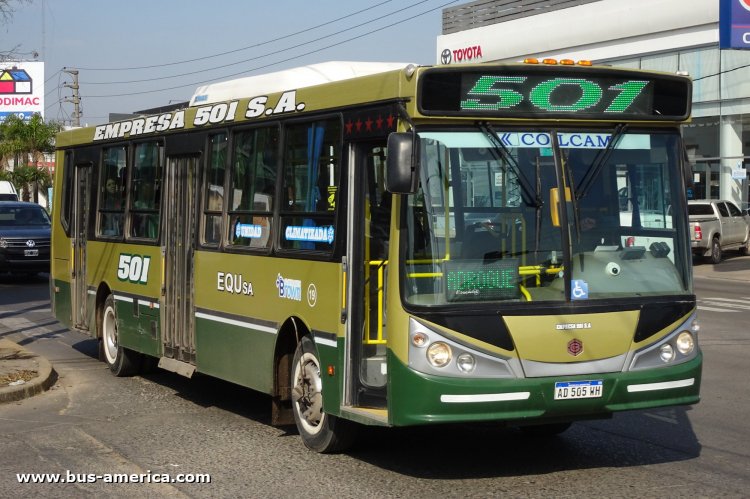 Mercedes-Benz OH 1721 L SB - BiMet 2010 - EQU
AD 505 WH

Línea 501 (Pdo. A.Brown), interno 19
