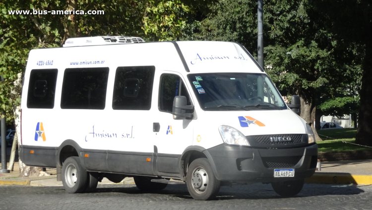 Iveco Daily 50C17 Vetrato - R & O Valle - Amisun
AB 469 CU

Amisun (Buenos Aires), interno 15
