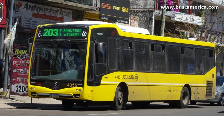 Mercedes-Benz O 500 U - Nuovobus Cittá - Azul
AE 394 MU
[url=https://bus-america.com/galeria/displayimage.php?pid=56089]https://bus-america.com/galeria/displayimage.php?pid=56089[/url]

Línea 203 (Prov. Buenos Aires), interno 4315
