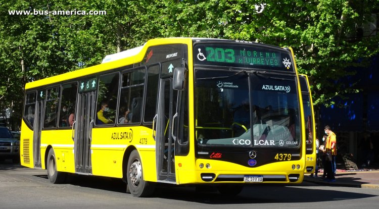Mercedes-Benz O 500 U - Nuovobus Cittá - Azul
AE 599 XU

Línea 203 (Prov. Buenos Aires), interno 4379
