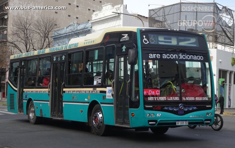 Mercedes-Benz O 500 U - Nuovobus Cittá PH 0067 - M. O. Saenz Peña
AF 005 SD

Línea 92 (Buenos Aires), interno 57
