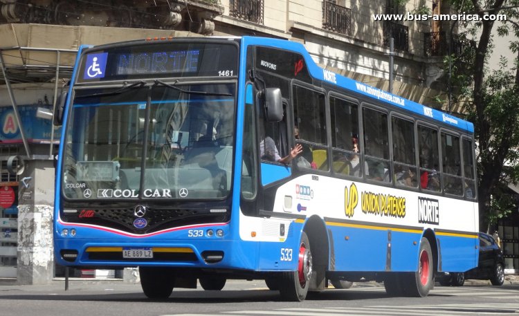 Mercedes-Benz OF 1621 - Nuovobus Cittá - Norte , Unión Platense
AE 889 LZ

Línea Norte [501] ramal 12 (Pdo. La Plata), interno 533 (1461)
