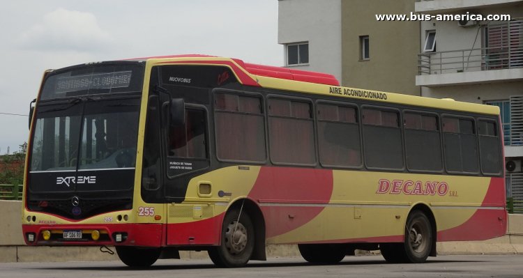 Mercedes-Benz OF 1621 - Nuovobus Cittá - Decano
AF 506 RO
[url=https://bus-america.com/galeria/displayimage.php?pid=67822]https://bus-america.com/galeria/displayimage.php?pid=67822[/url]
[url=https://bus-america.com/galeria/displayimage.php?pid=67823]https://bus-america.com/galeria/displayimage.php?pid=67823[/url]


Decano (Prov.Sgo.del Estero), interno 255

Frecuencia entre 60 y 30 minutos, entre las 5:00/6:00 y 23:30/24:00 de lunes a viernes
