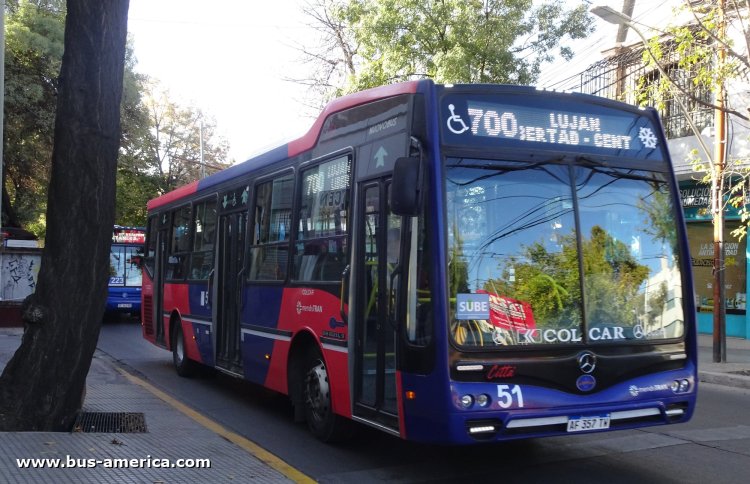 Mercedes-Benz OH 1621 L SB - Italbus Tropea - Mendotran , Pte.Alvear y El Trapiche UT
AF 357 TW

Línea 700 (Mendotran - Prov.Mendoza), interno 51

