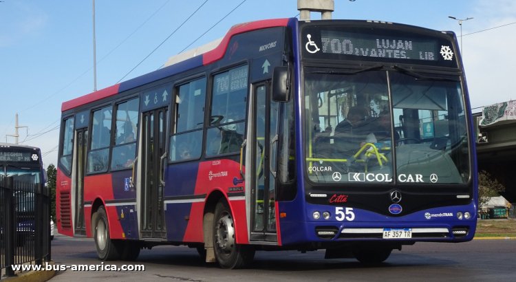 Mercedes-Benz OH 1621 L SB - Italbus Tropea - Mendotran , Pte.Alvear y El Trapiche UT
AF 357 TR

Línea 700 (Mendotran - Prov.Mendoza), interno 55
