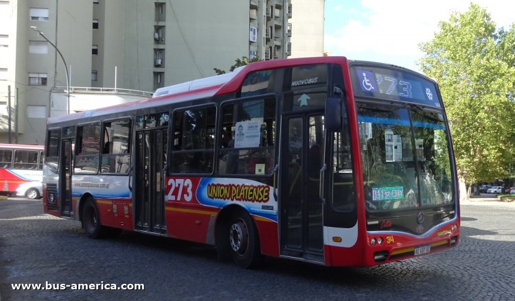 Mercedes-Benz OH 1621 L SB - Nuovobus Cittá - Unión Platense
AE 637 DZ

Línea 273 ramal B11 (Prov. Buenos Aires - dentro del Pdo. La Plata), interno 34 (1414)
