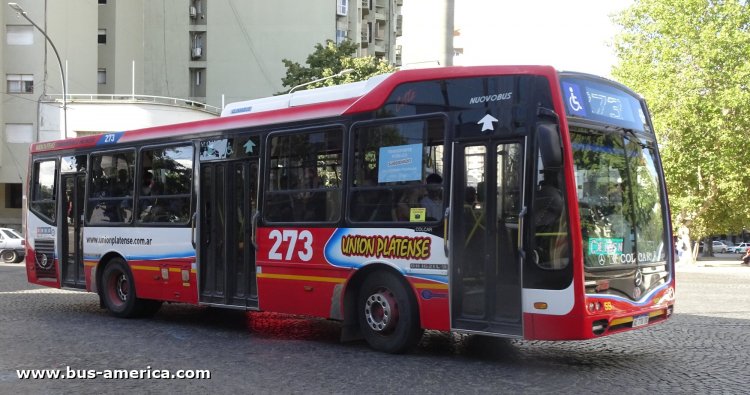 Mercedes-Benz OH 1621 L SB - Nuovobus Cittá - Unión Platense
AE 770 TR
[url=https://bus-america.com/galeria/displayimage.php?pid=56075]https://bus-america.com/galeria/displayimage.php?pid=56075[/url]

Línea 273 ramal C (Prov. Buenos Aires - dentro del Pdo. La Plata), interno 59 (1443)
