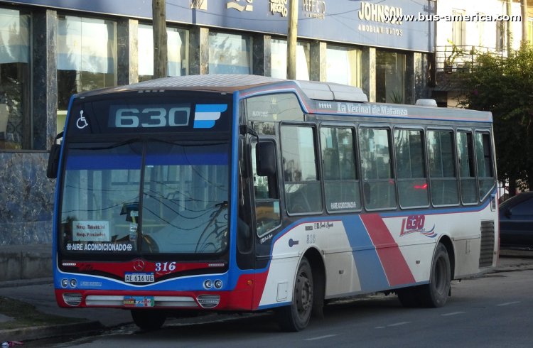 Mercedes-Benz OH 1621 L SB - Nuovobus Cittá - La Vecinal de Matanza
AE 616 UG
[url=https://bus-america.com/galeria/displayimage.php?pid=61943]https://bus-america.com/galeria/displayimage.php?pid=61943[/url]

Línea 630 (Pdo.La Matanza), interno 316
