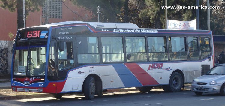 Mercedes-Benz OH 1621 L SB - Nuovobus Cittá - La Vecinal de Matanza
AE 616 UH
[url=https://bus-america.com/galeria/displayimage.php?pid=61945]https://bus-america.com/galeria/displayimage.php?pid=61945[/url]

Línea 630 (Pdo.La Matanza), interno 317

