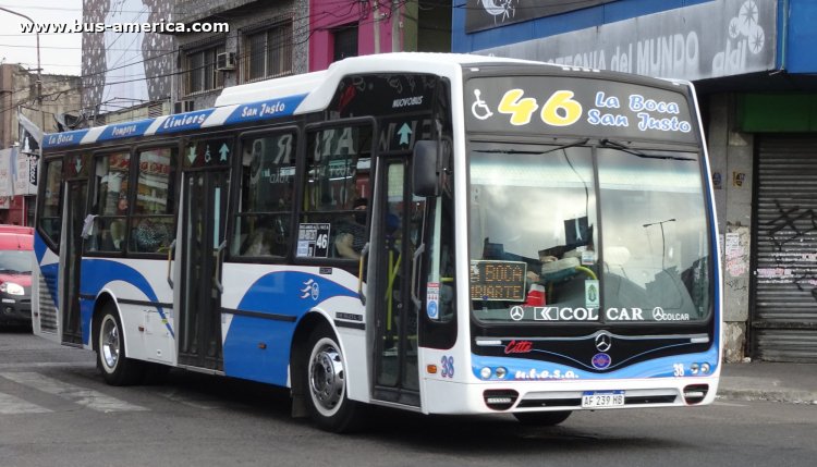 Mercedes-Benz OH 1621 L SB - Nuovobus Cittá - Utesa
AF 239 HB
[url=https://bus-america.com/galeria/displayimage.php?pid=57370]https://bus-america.com/galeria/displayimage.php?pid=57370[/url]
[url=https://bus-america.com/galeria/displayimage.php?pid=57371]https://bus-america.com/galeria/displayimage.php?pid=57371[/url]

Línea 46 (Buenos Aires), interno 38
