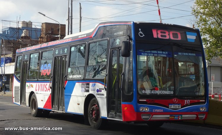 Mercedes-Benz OH 1621 L SB - Nuovobus Cittá PH 0068 - La Vecinal de Matanza 
AF 756 NF

Línea 180 (Buenos Aires), interno 10
