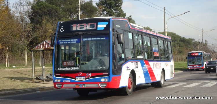 Mercedes-Benz OH 1621 L SB - Nuovobus Cittá PH 0068 - La Vecinal de Matanza
AF 961 QX

Línea 180 (Buenos Aires), interno 29
