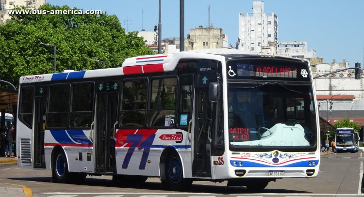Mercedes-Benz OH 1721 L SB - Nuovobus Cittá PH 0069 - Línea 71
AE 301 BO

Línea 71 (Buenos Aires), interno 25
