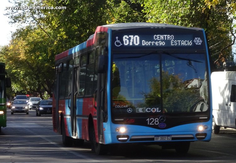 Mercedes-Benz OH 1721 L SB - Nuovobus Cittá - Mendotran , El Plumerillo
AF 382 GJ

Línea 670 (Mendotran, Prov.Mendoza), interno 128
