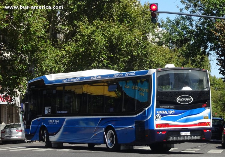 Mercedes-Benz OH 1721 L SB - Nuovobus Cittá - T.A.Callao
AF 262 CO

Línea 124 (Buenos Aires), interno 202
