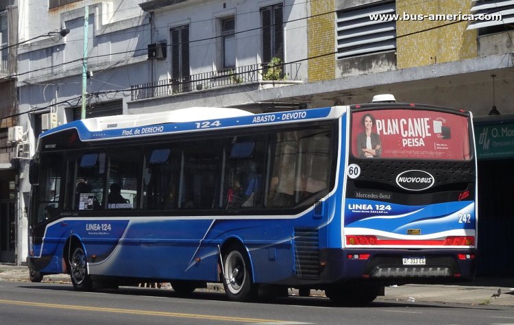Mercedes-Benz OH 1721 L SB - Nuovobus Cittá - T.A.Callao
AF 313 EG
[url=https://bus-america.com/galeria/displayimage.php?pid=61018]https://bus-america.com/galeria/displayimage.php?pid=61018[/url]

Línea 124 (Buenos Aires), interno 242
