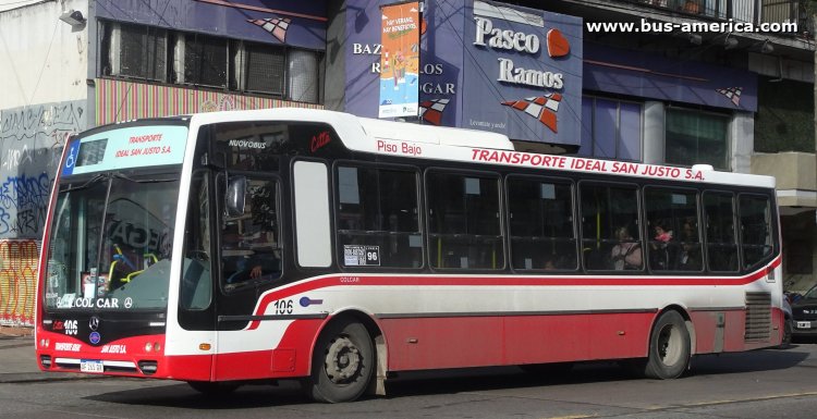 Mercedes-Benz OH 1721 L SB - Nuovobus Cittá PH 0069 - Transporte Ideal San Justo 
AF 265 QX
[url=https://bus-america.com/galeria/displayimage.php?pid=67299]https://bus-america.com/galeria/displayimage.php?pid=67299[/url]
[url=https://bus-america.com/galeria/displayimage.php?pid=67300]https://bus-america.com/galeria/displayimage.php?pid=67300[/url]

Línea 96 (Buenos Aires), interno 106
