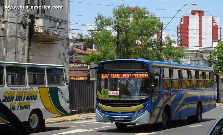 Mercedes-Benz OF 1418 - CAIO Apache Vip (en Paraguay) - Vanguardia
AABN 266

Línea 30 (Asunción), interno 16
