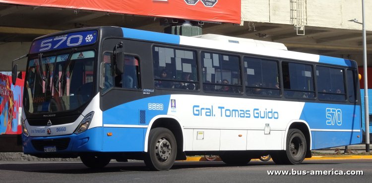 Agrale MA 15.0 - Marcopolo Novo Torino - Gral. Tomas Guido
AE 721 KY

Línea 570 (Pdo. Avellaneda), interno 9668

