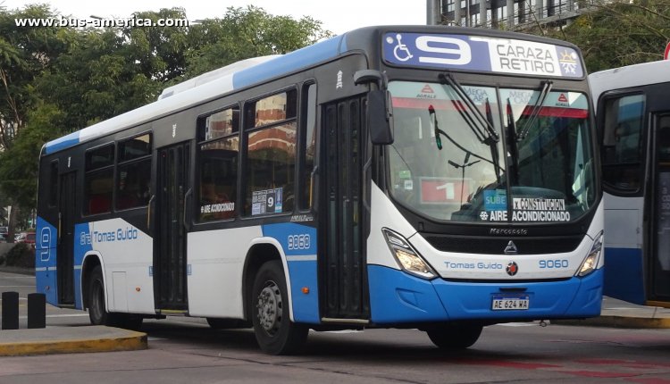 Agrale MT 17.0 LE - Marcopolo Novo Torino - Gral. Tomás Guido
AE 624 WA

Línea 9 (Buenos Aires), interno 9060
