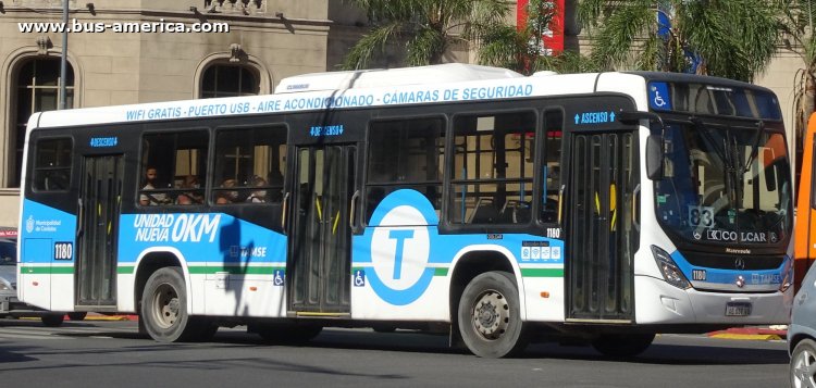 Mercedes-Benz O 500 U - Marcopolo New Torino - TAMSE
Línea 83 (Córdoba), interno 1180

