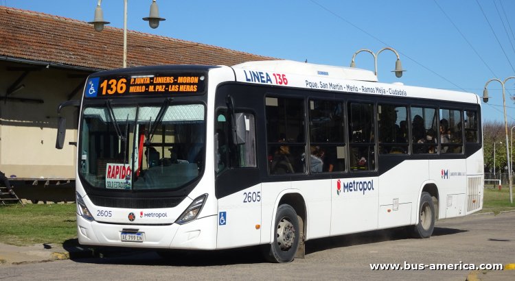 Mercedes-Benz O 500 U - Marcopolo Novo Torino T347 - Sargento Cabral
AE 799 EN
[url=https://bus-america.com/galeria/displayimage.php?pid=56677]https://bus-america.com/galeria/displayimage.php?pid=56677[/url]

Línea 136 (Buenos Aires), interno 2605
