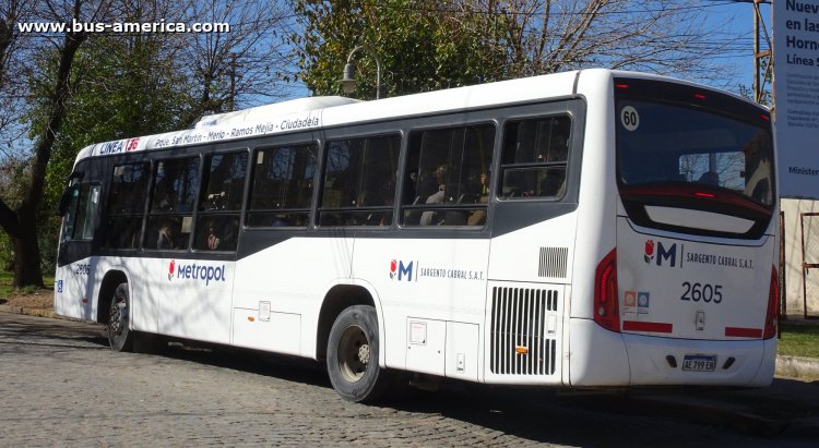 Mercedes-Benz O 500 U - Marcopolo Novo Torino T347 - Sargento Cabral
AE 799 EN
[url=https://bus-america.com/galeria/displayimage.php?pid=56676]https://bus-america.com/galeria/displayimage.php?pid=56676[/url]

Línea 136 (Buenos Aires), interno 2605
