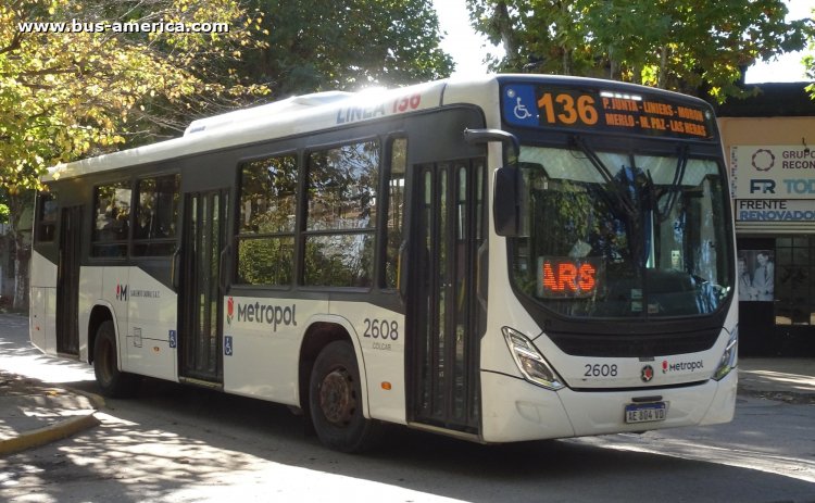 Mercedes-Benz O 500 U - Marcopolo Novo Torino T347 - Sargento Cabral
AE 804 VD
[url=https://bus-america.com/galeria/displayimage.php?pid=56674]https://bus-america.com/galeria/displayimage.php?pid=56674[/url]

Línea 136 (Buenos Aires) cumpliendo traza de línea 322 (Prov. Buenos Aires), interno 2608

Desde este lunes 2/5/2022 estos servicios serán cubiertos bajo el número 322 como corresponde
