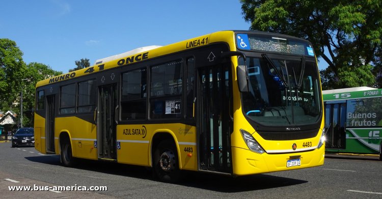 Mercedes-Benz O 500 U - Marcopolo Torino - Azúl
AF 239 IA

Línea 41 (Buenos Aires), interno 4483
