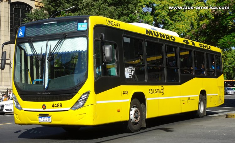 Mercedes-Benz O 500 U - Marcopolo Torino - Azúl
AF 239 IF

Línea 41 (Buenos Aires), interno 4488
