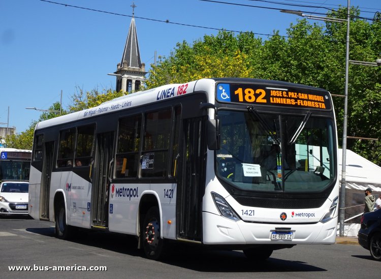 Mercedes-Benz O 500 U - Marcopolo Novo Torino Low Entry T347 - Sgto.Cabral
AE 980 IZ

Línea 182 (Buenos Aires), interno 1421
