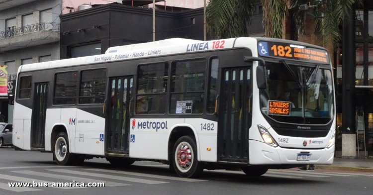 Mercedes-Benz O 500 U - Marcopolo Novo Torino Low Entry T347 - Sgto.Cabral
AE 980 IY

Línea 182 (Buenos Aires), interno 1482
