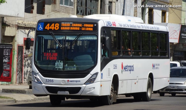 Mercedes-Benz OF 1721 L - Marcopolo New Torino - Metropol , Exp. Gral. Sarmiento
AE 799 EC
[url=https://bus-america.com/galeria/displayimage.php?pid=54921]https://bus-america.com/galeria/displayimage.php?pid=54921[/url]

Línea 448 (Prov. Buenos Aires), interno 3266
