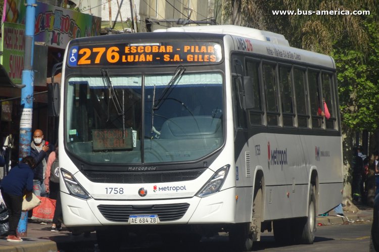 Mercedes-Benz OF 1721 L - Marcopolo Novo Torino - Metropol , La Isleña
AE 684 ZB
[url=https://bus-america.com/galeria/displayimage.php?pid=53485]https://bus-america.com/galeria/displayimage.php?pid=53485[/url]

Línea 276 (Prov. Buenos Aires), interno 1758
